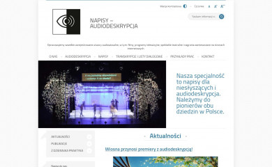 napisy-audiodeskrypcja.pl screenshot