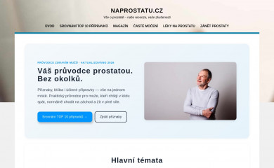 naprostatu.cz screenshot
