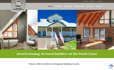 naroomabuildingservices.com.au screenshot