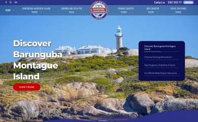 naroomacharters.com.au screenshot