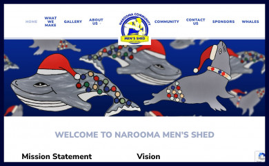 naroomamensshed.com.au screenshot