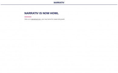 narrativ.com screenshot