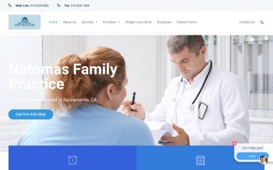 natomasfamilypractice.com screenshot