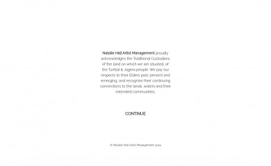 nataliehall.com screenshot