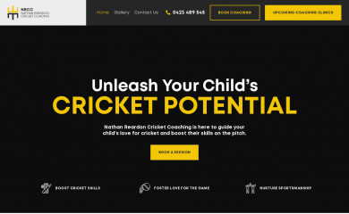 nathanreardoncricketcoaching.com.au screenshot