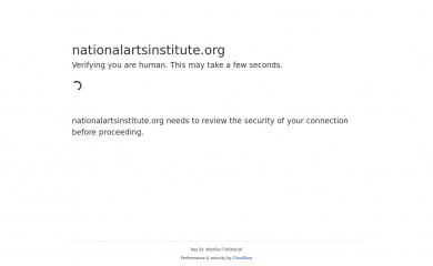 nationalartsinstitute.org screenshot
