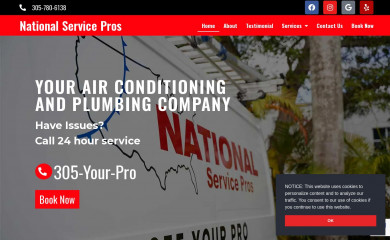 nationalservicepros.com screenshot