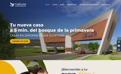 naturabosqueresidencial.com screenshot