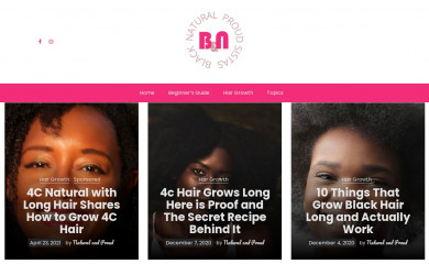 naturalandproud.com screenshot