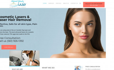 naturalbeautylaser.com screenshot