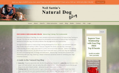 naturaldogblog.com screenshot