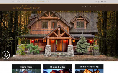 naturalelementhomes.com screenshot