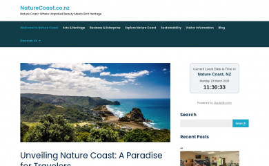 naturecoast.co.nz screenshot