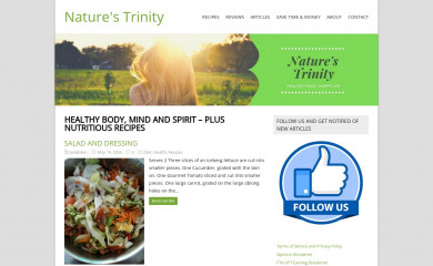naturestrinity.com screenshot