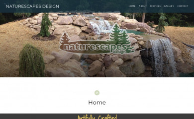 naturescapesdesign.com screenshot