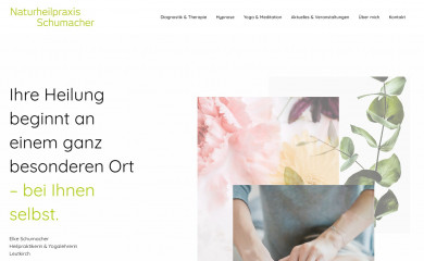 naturheilpraxis-schumacher.de screenshot