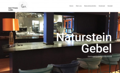 naturstein-gebel.de screenshot