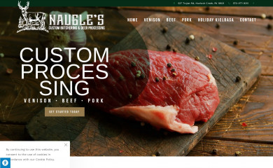 nauglesbutchering.com screenshot