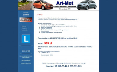 naukajazdy.krakow.pl screenshot