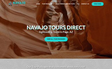 navajotoursdirect.com screenshot