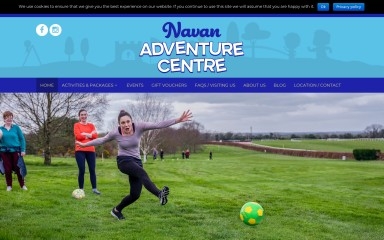 http://navanadventurecentre.ie screenshot