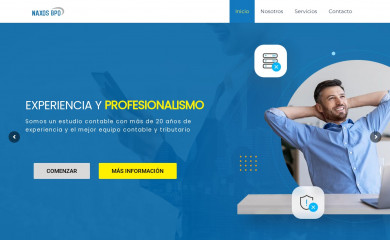 naxosbpo.com screenshot