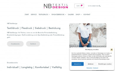 nb-textildesign.de screenshot