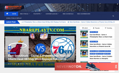 nbahdreplay.com screenshot