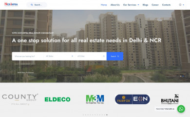 ncrinfra.com screenshot