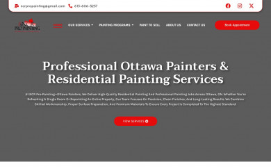 ncrpro-painting.ca screenshot
