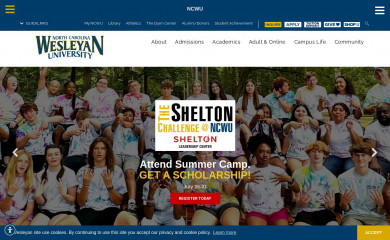 ncwu.edu screenshot