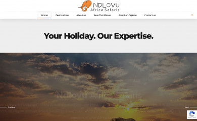 ndlovuafricasafaris.com screenshot
