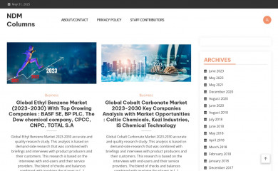 ndmcolumns.com screenshot
