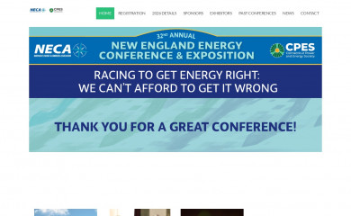 neca-cpesconferences.org screenshot