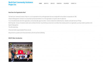 necap.org.au screenshot