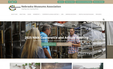 nebraskamuseums.org screenshot