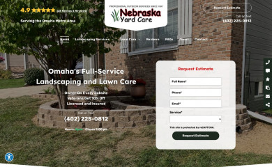 nebraskayardcare.com screenshot