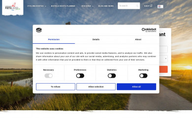 nederlandfietsland.nl screenshot