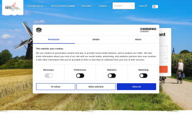 nederlandfietsland.nl screenshot