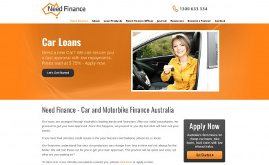 needfinance.com.au screenshot