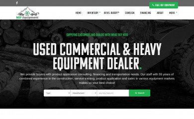 nefequipment.com screenshot