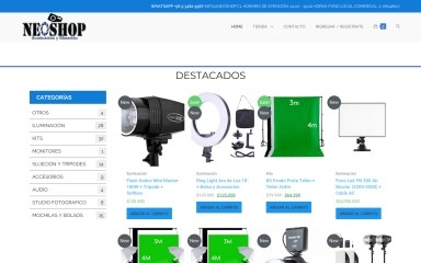 neoshop.cl screenshot