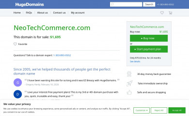 neotechcommerce.com screenshot