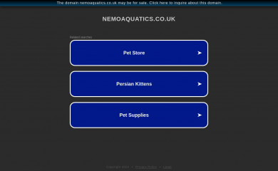 nemoaquatics.co.uk screenshot