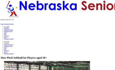 neseniorsoftball.com screenshot