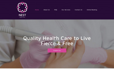 nesthc.com.au screenshot