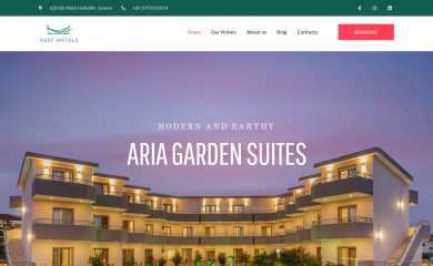 nesthotels.gr screenshot