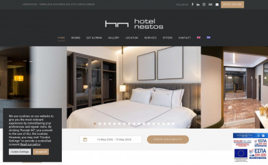 nestos-hotel.gr screenshot