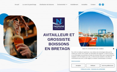neptunedistribution.com screenshot