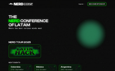 nerdconf.com screenshot